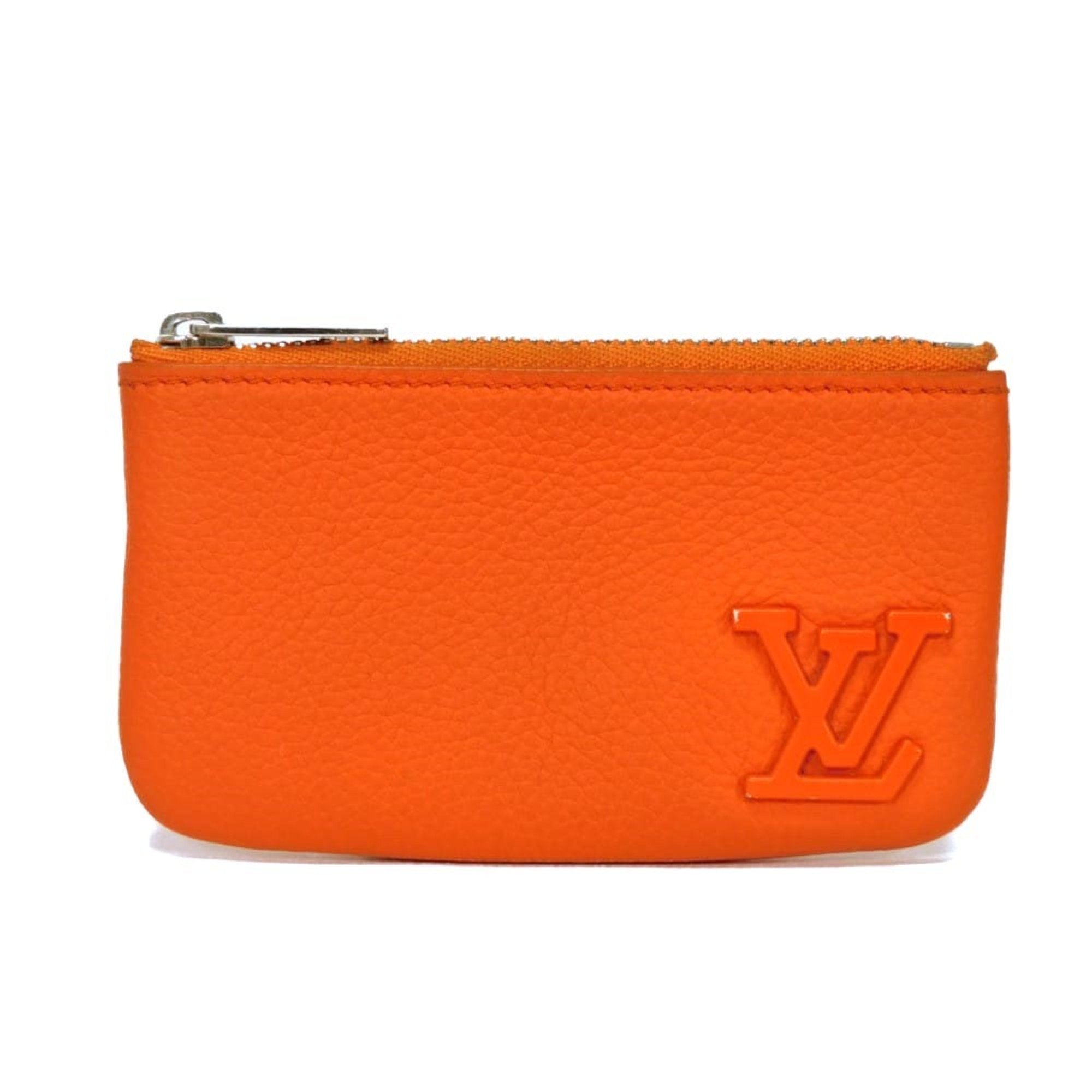 Louis Vuitton Orange Coin Purse/Coin Case (Pre-Owned)