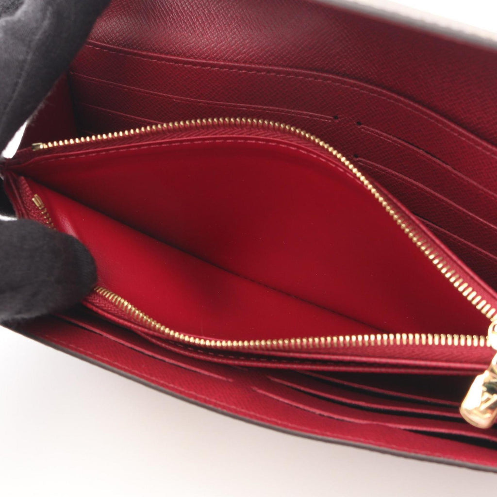 Louis Vuitton Brown Fuchsia Monogram Pink Monogram Long Wallet (Bi-Fold) (Pre-Owned)
