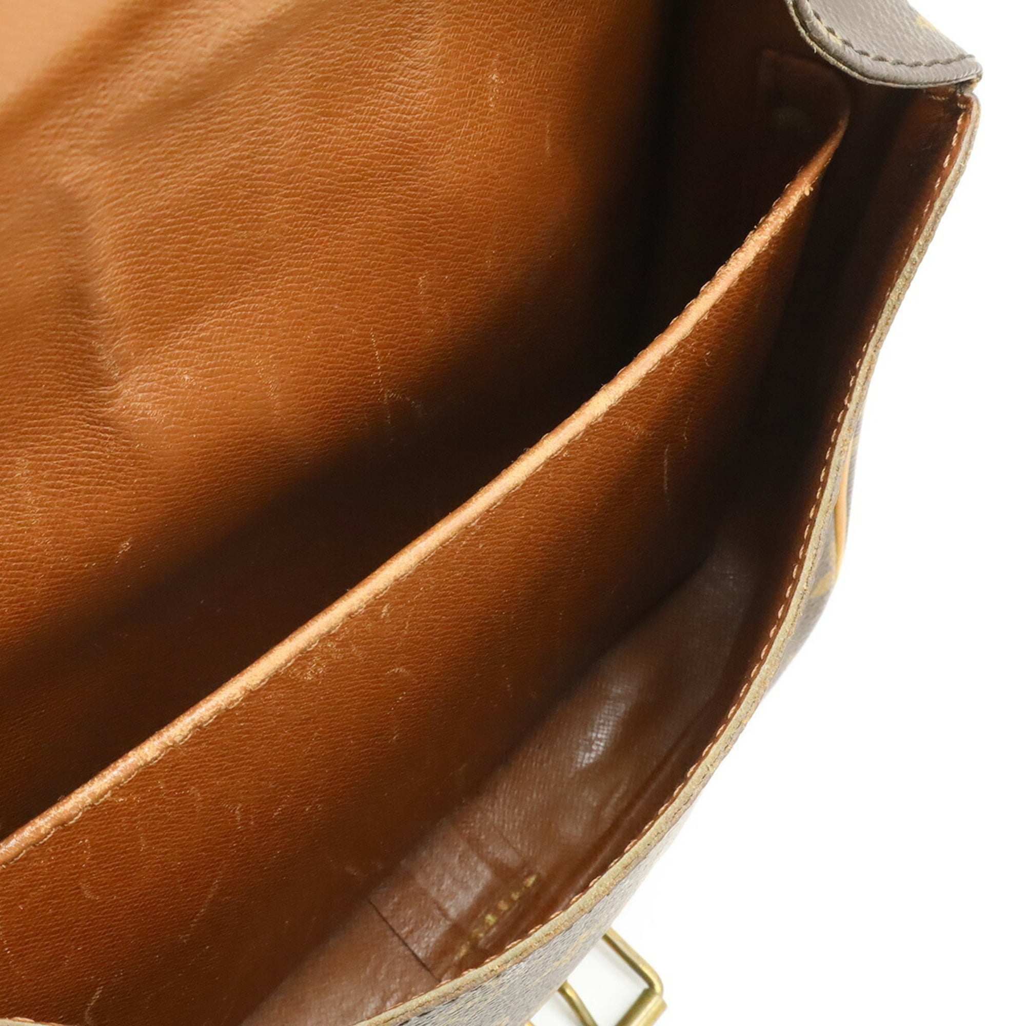 Louis Vuitton Brown Canvas Pochette Shoulder Bag (Pre-Owned)