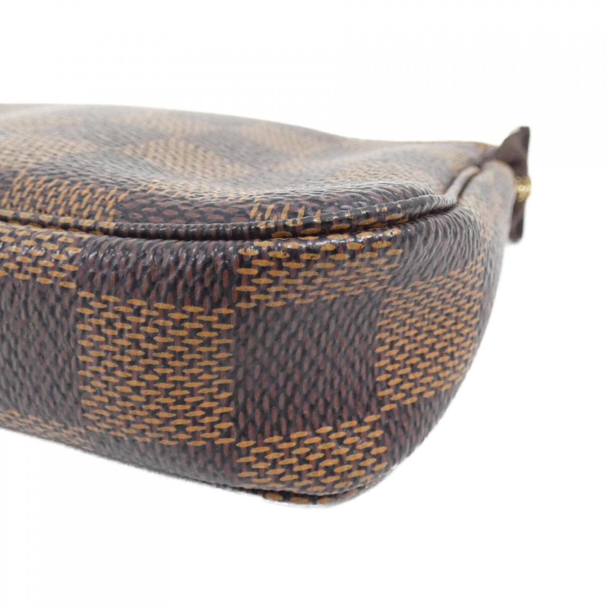 Louis Vuitton Ebene Coated Canvas Pochette Pouch (Pre-Owned)