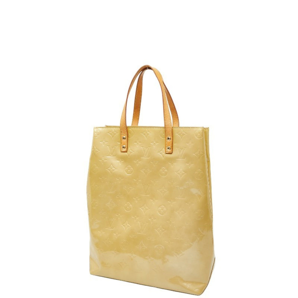 Louis Vuitton Beige Monogram Vernis Handbag Tote Bag (Pre-Owned)