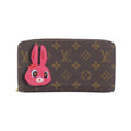 Louis Vuitton Marron Coated Canvas Long Wallet (Bi-Fold) (Pre-Owned)