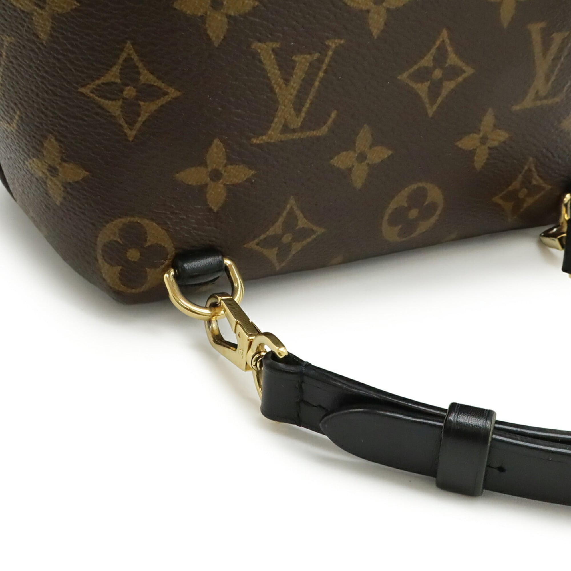 Louis Vuitton Monogram Black Brown Monogram Backpack Shoulder Bag (Pre-Owned)