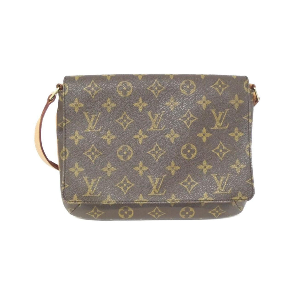 Louis Vuitton Monogram Marron Coated Canvas Shoulder Bag (Pre-Owned)