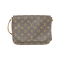 Louis Vuitton Monogram Marron Coated Canvas Shoulder Bag (Pre-Owned)