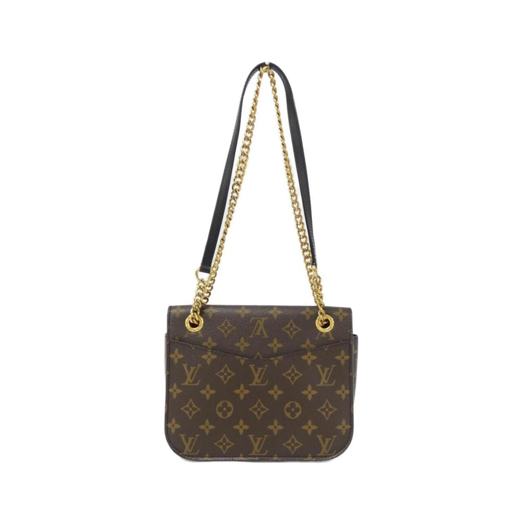 Louis Vuitton Marron Coated Canvas Shoulder Bag (Pre-Owned)