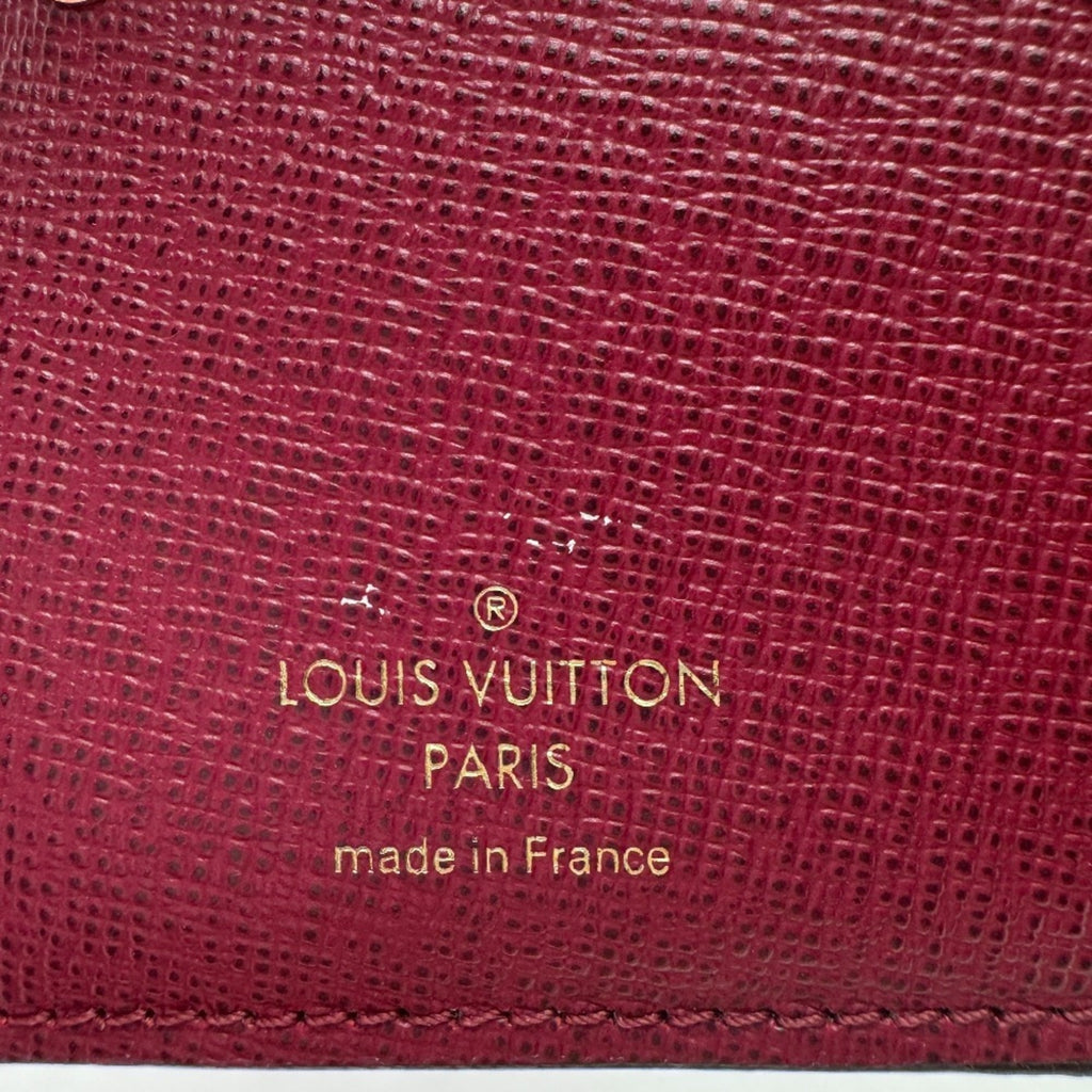 Louis Vuitton Pink Leather Wallet (Bi-Fold) (Pre-Owned)