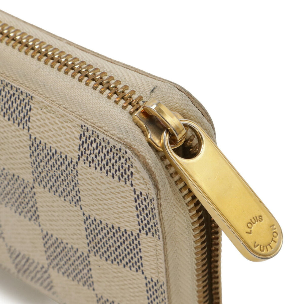 Louis Vuitton Damier Azur Ivory Damier Azur Pvc Coin Purse/Coin Case (Pre-Owned)