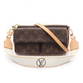 Louis Vuitton Brown Monogram Coated Canvas Leather Shoulder Bag (Pre-Owned)