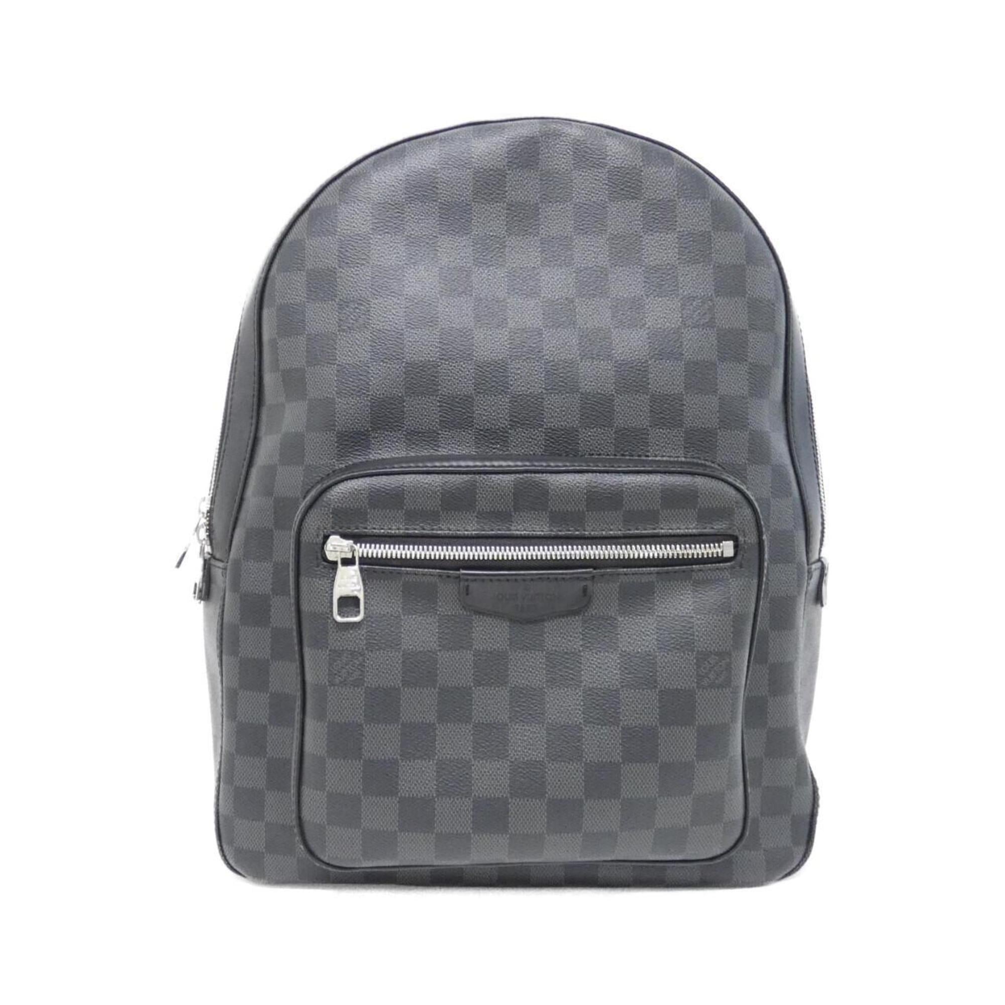 Louis Vuitton Graphite Coated Canvas Backpack (Pre-Owned)