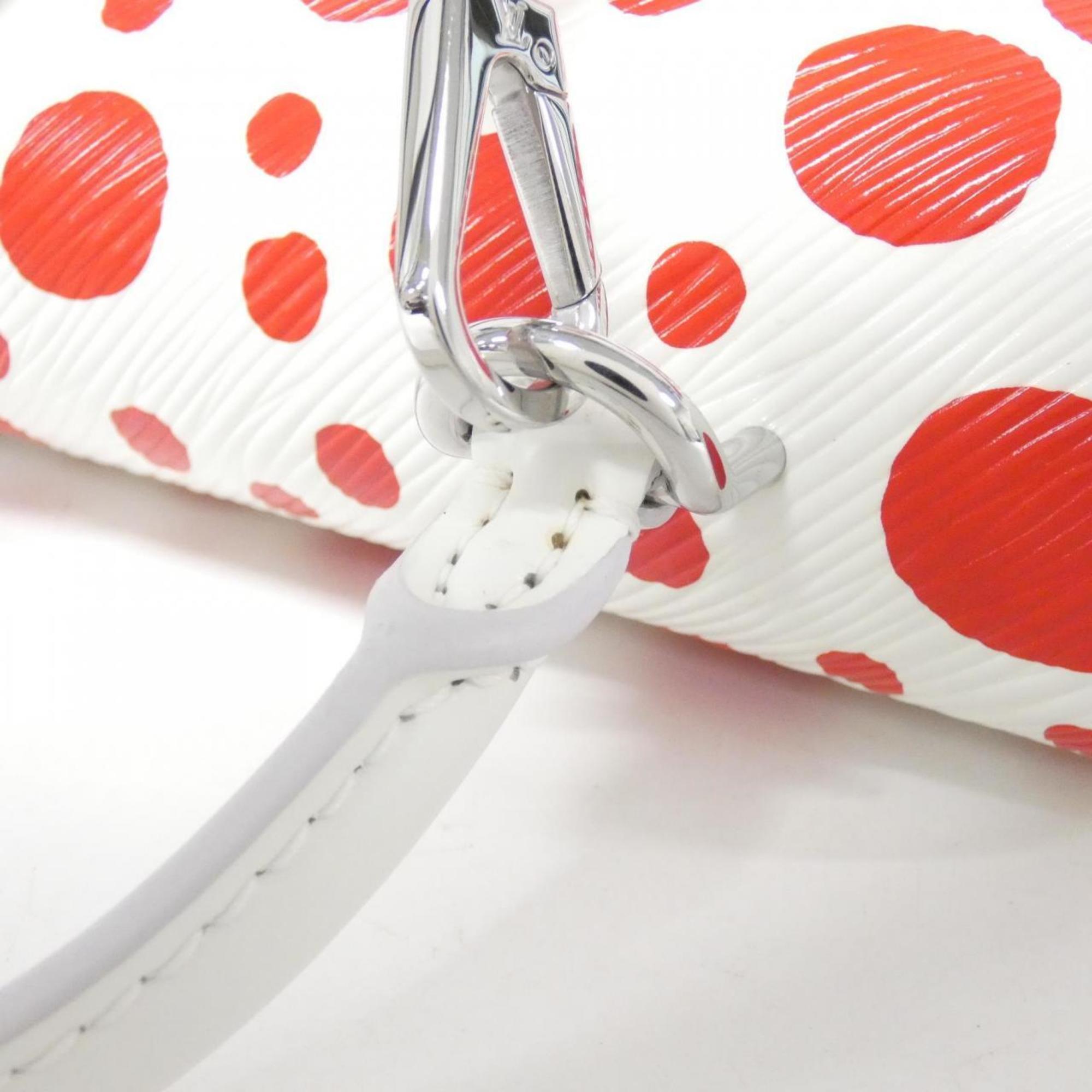 Louis Vuitton Blanc Rouge White Leather Handbag (Pre-Owned)