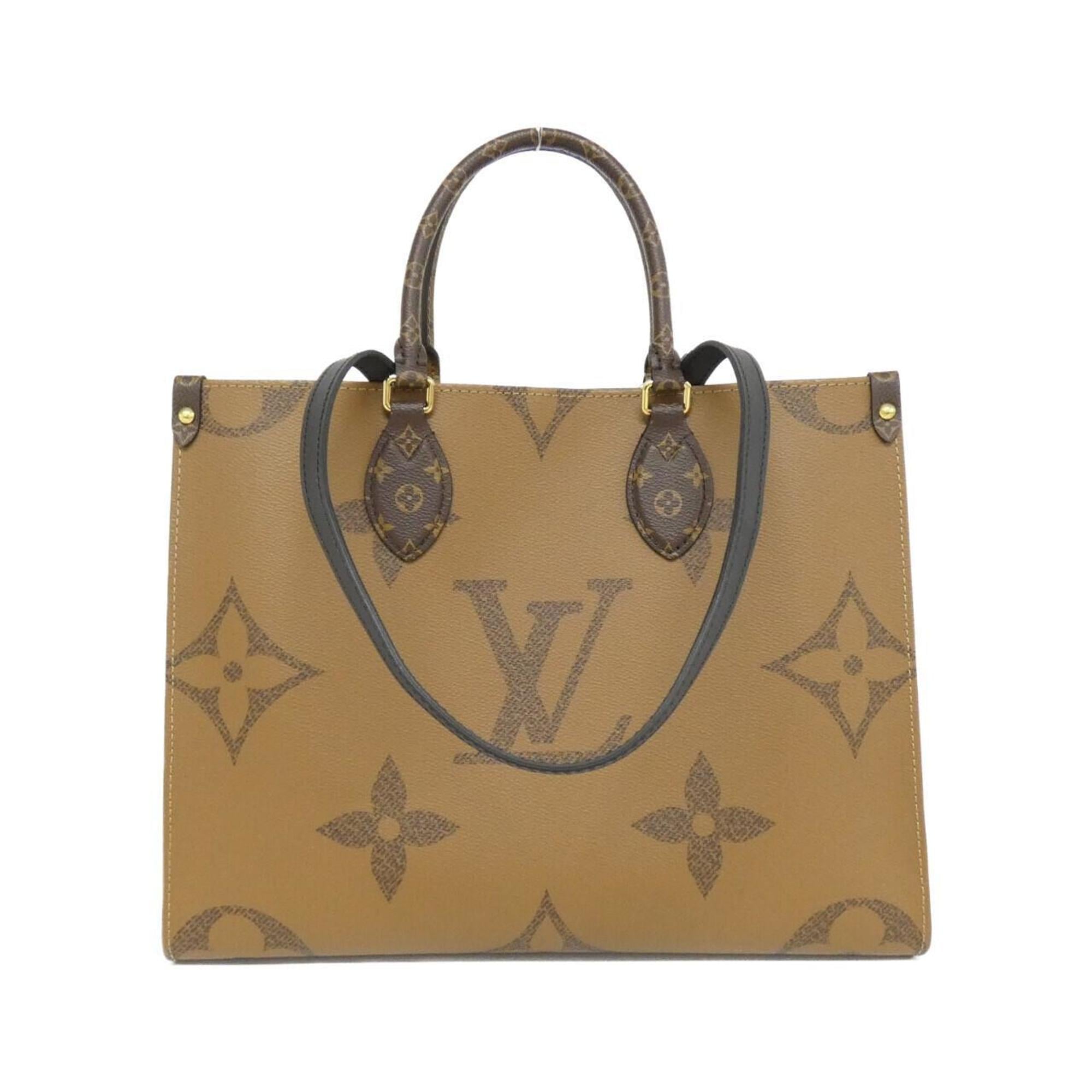 Louis Vuitton Marron Coated Canvas Handbag (Pre-Owned)