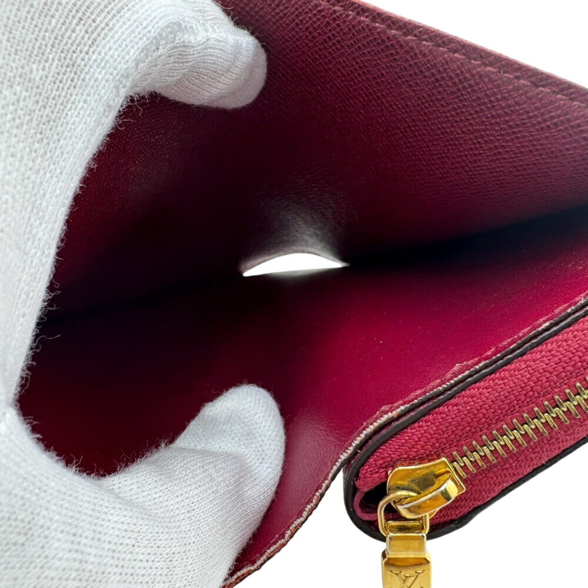 Louis Vuitton Pink Leather Wallet (Bi-Fold) (Pre-Owned)