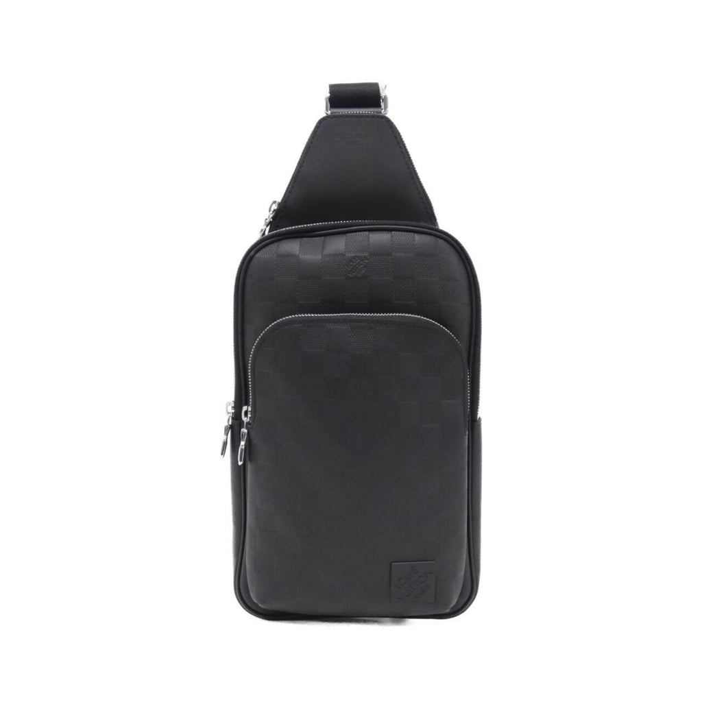 Louis Vuitton Black Leather Sling Bag (Pre-Owned)