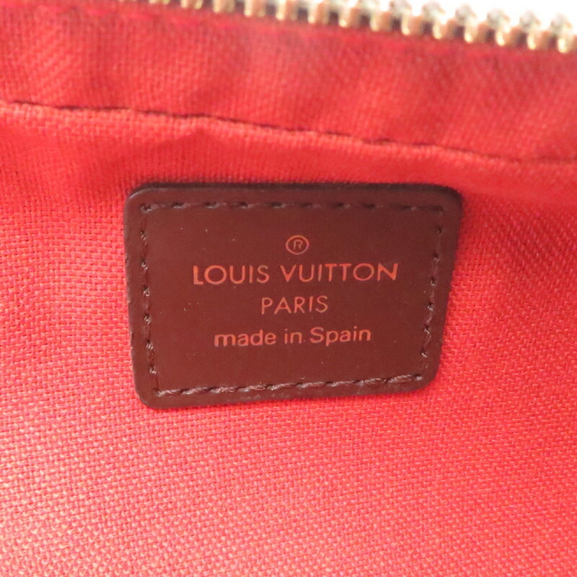 Louis Vuitton Damier Brown Damier Canvas Galle Leather Sling Bag (Pre-Owned)