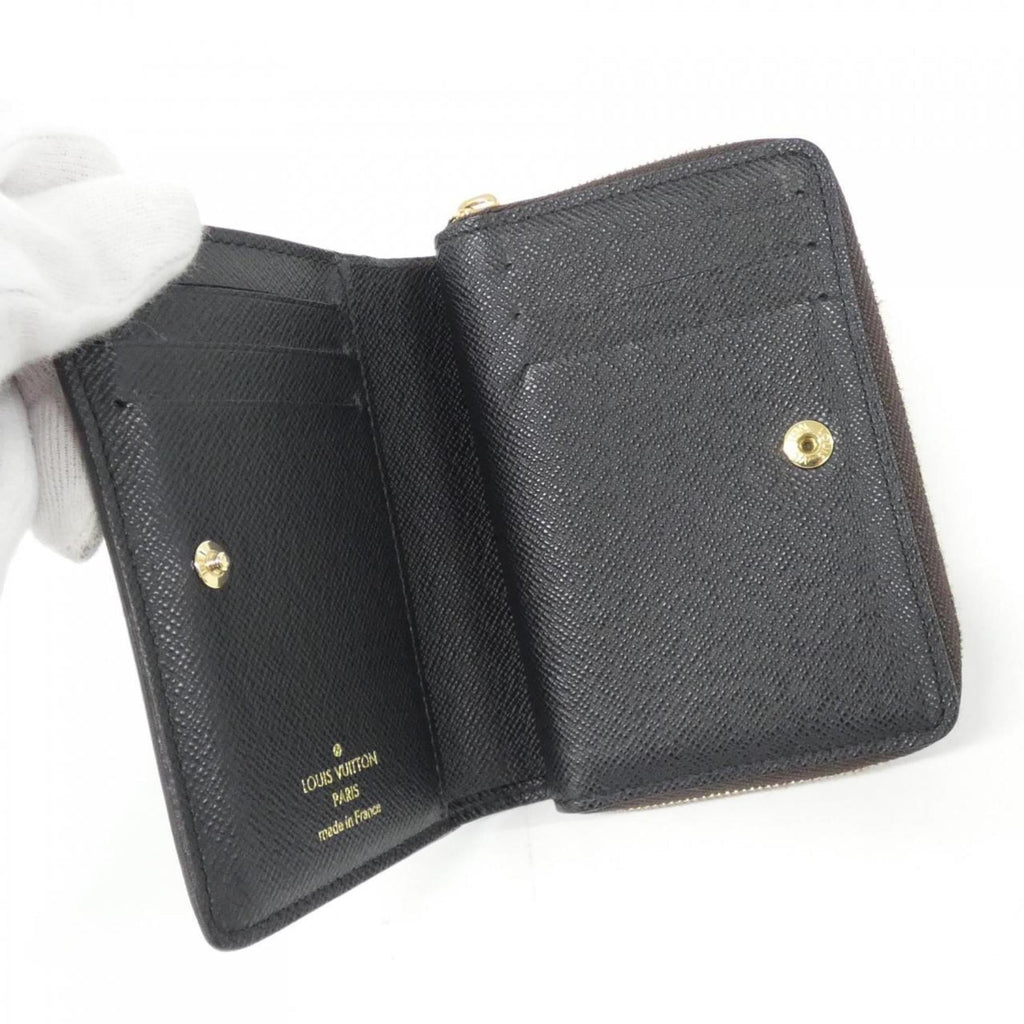 Louis Vuitton Monogram Reverse Marron Coated Canvas Wallet (Bi-Fold) (Pre-Owned)