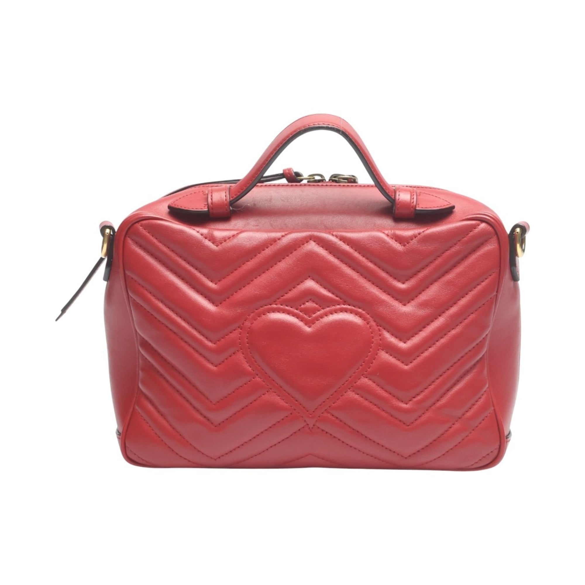 GG Marmont Zip Around Camera Bag Matelasse Leather Small