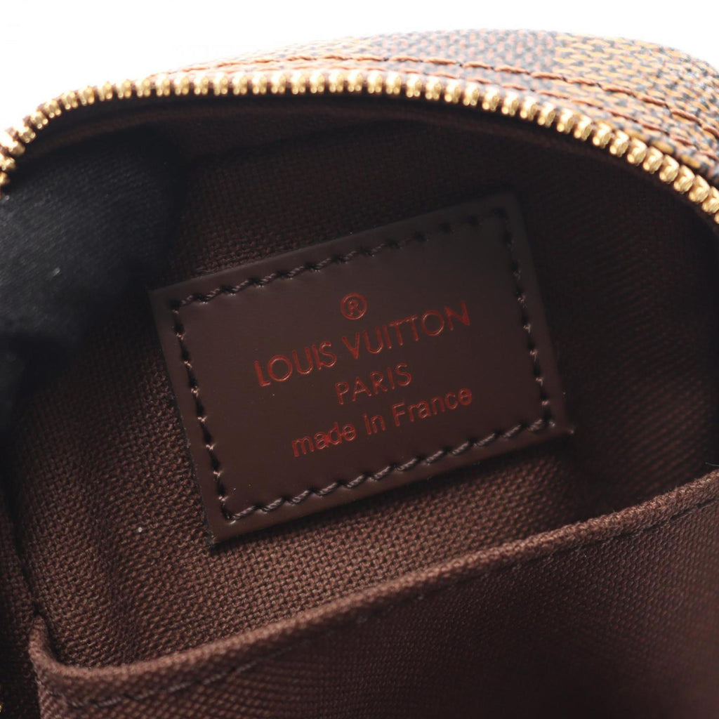 Louis Vuitton Brown Ebene Damier Canvas Leather Pvc Pouch (Pre-Owned)