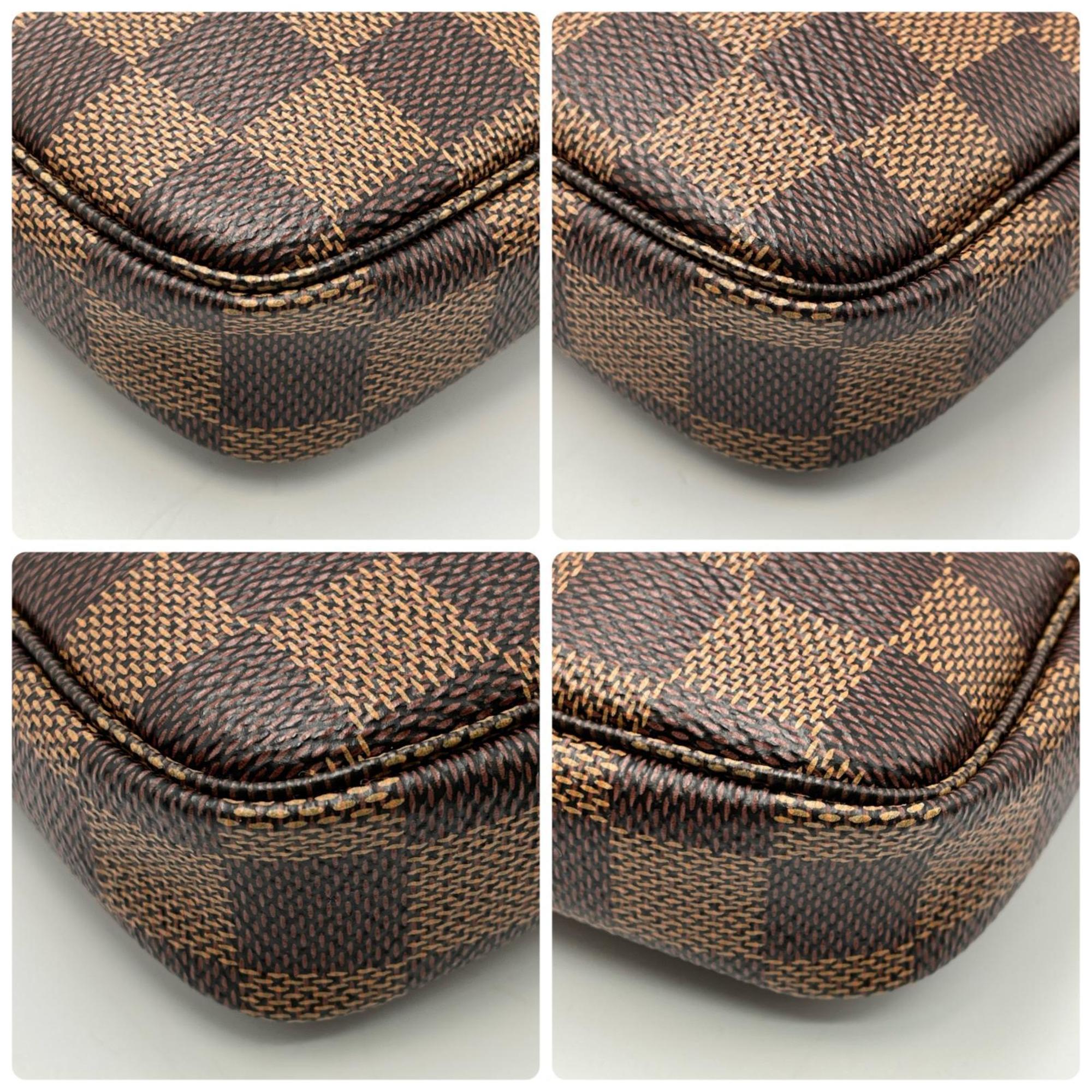 Louis Vuitton Brown Damier Canvas Pochette Pouch (Pre-Owned)