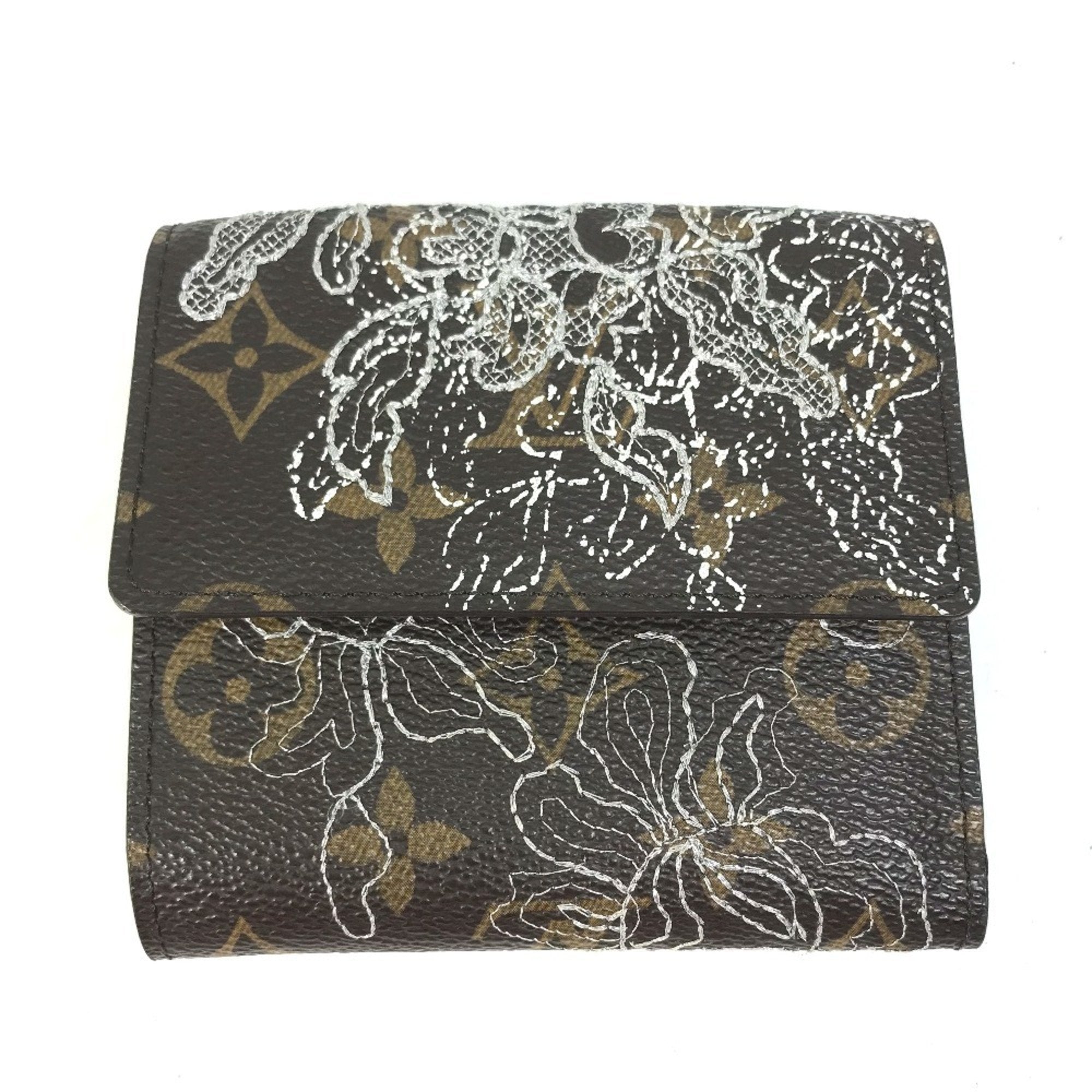 Louis Vuitton Monogram Brown Monogram Monogram Bill Wallet (Tri-Fold) (Pre-Owned)