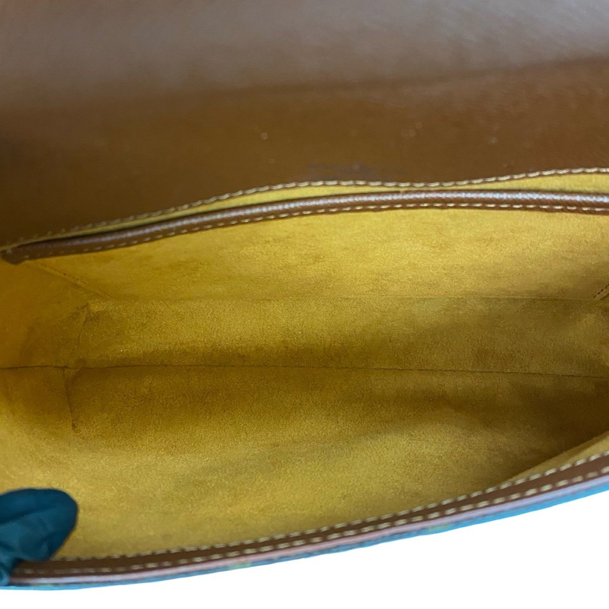 Louis Vuitton Brown Leather Pvc Shoulder Bag (Pre-Owned)