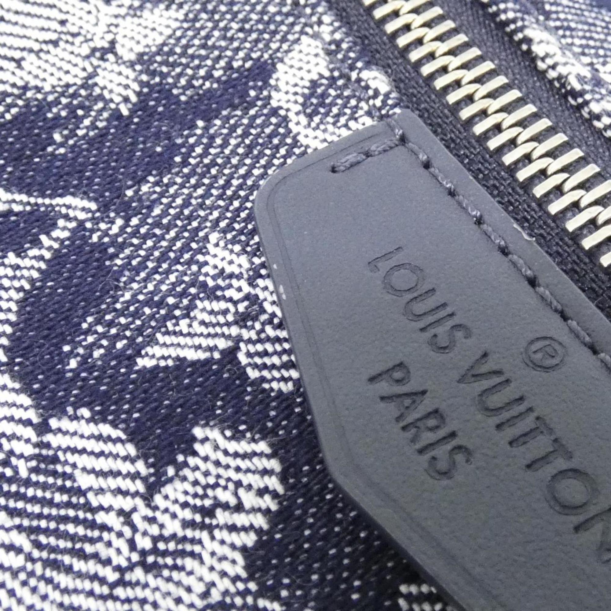 Louis Vuitton Blue Denim Fanny Pack (Pre-Owned)