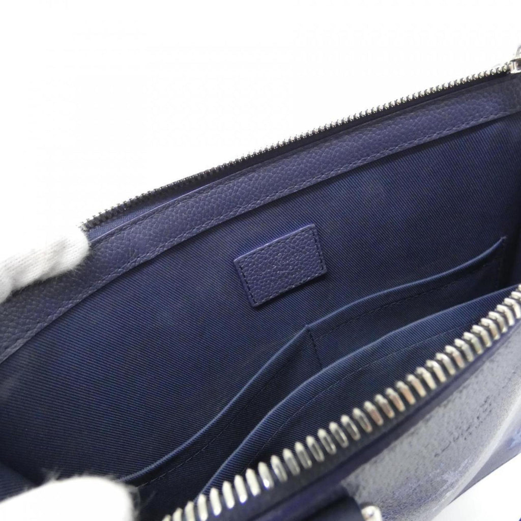 Louis Vuitton Blue Navy Leather Handbag (Pre-Owned)