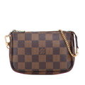 Louis Vuitton Damier Brown Pvc Leather Handbag Pochette (Pre-Owned)