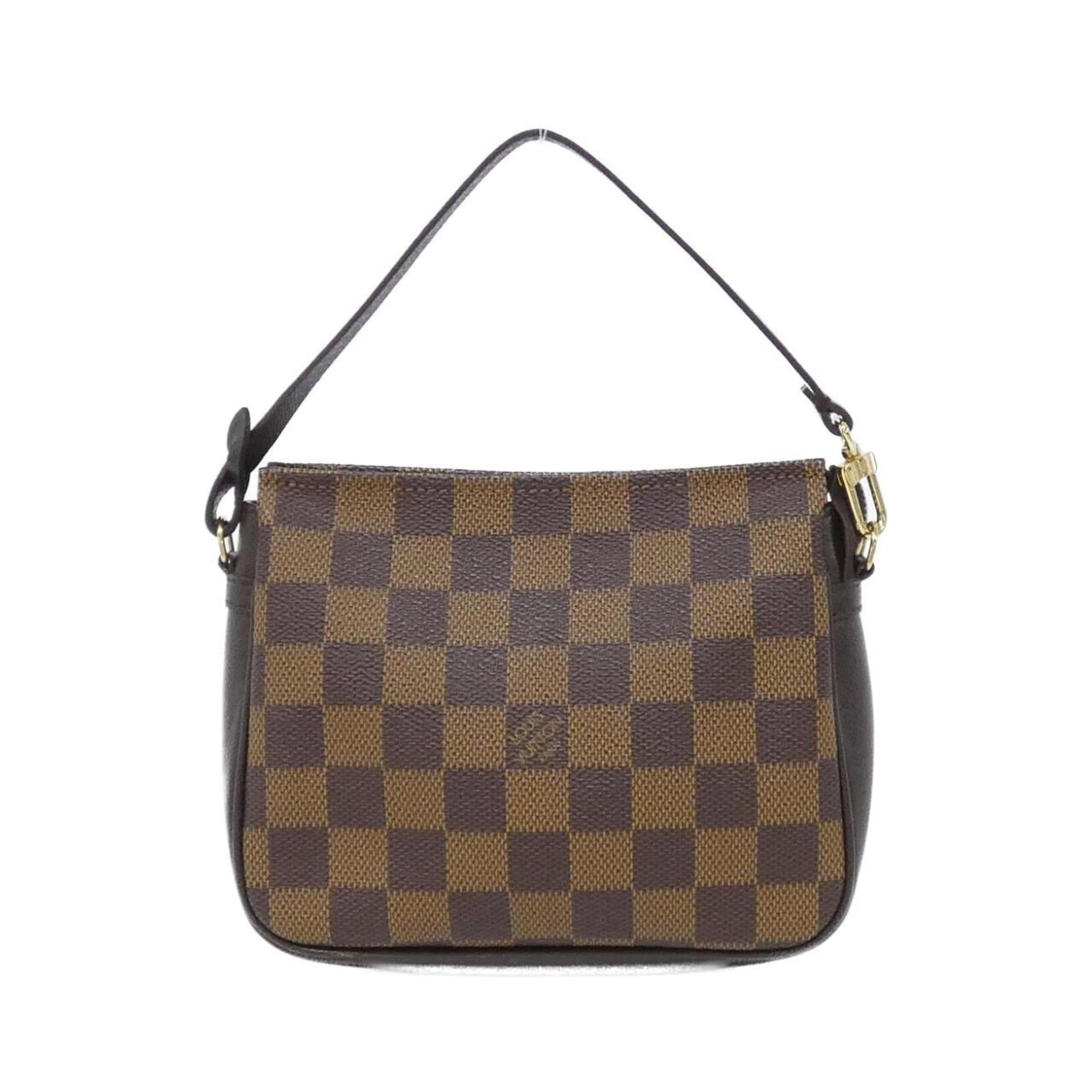Louis Vuitton Brown Coated Canvas Pouch Shoulder Bag (Pre-Owned)
