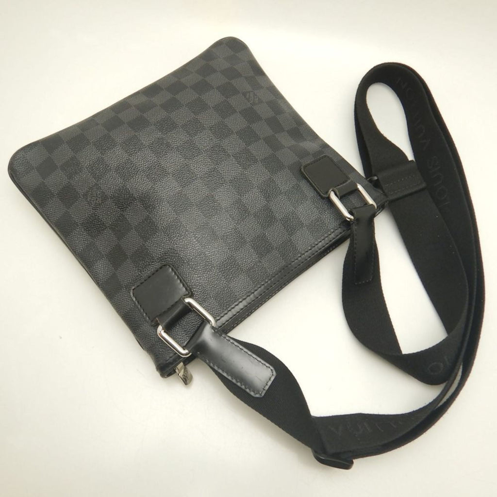 Louis Vuitton Noir Pvc Shoulder Bag (Pre-Owned)