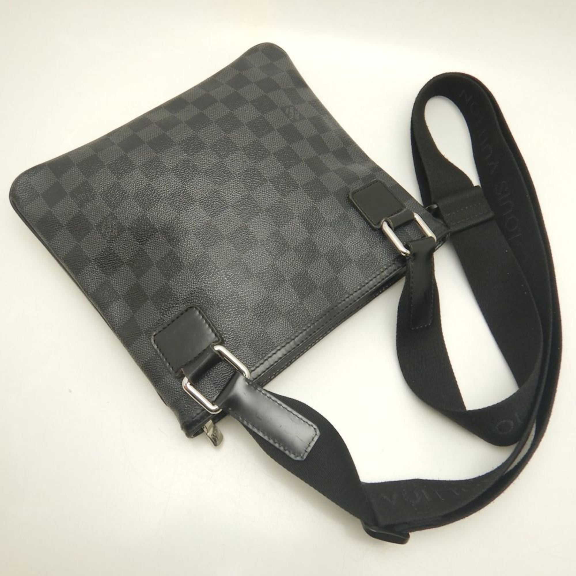 Louis Vuitton Noir Pvc Shoulder Bag (Pre-Owned)
