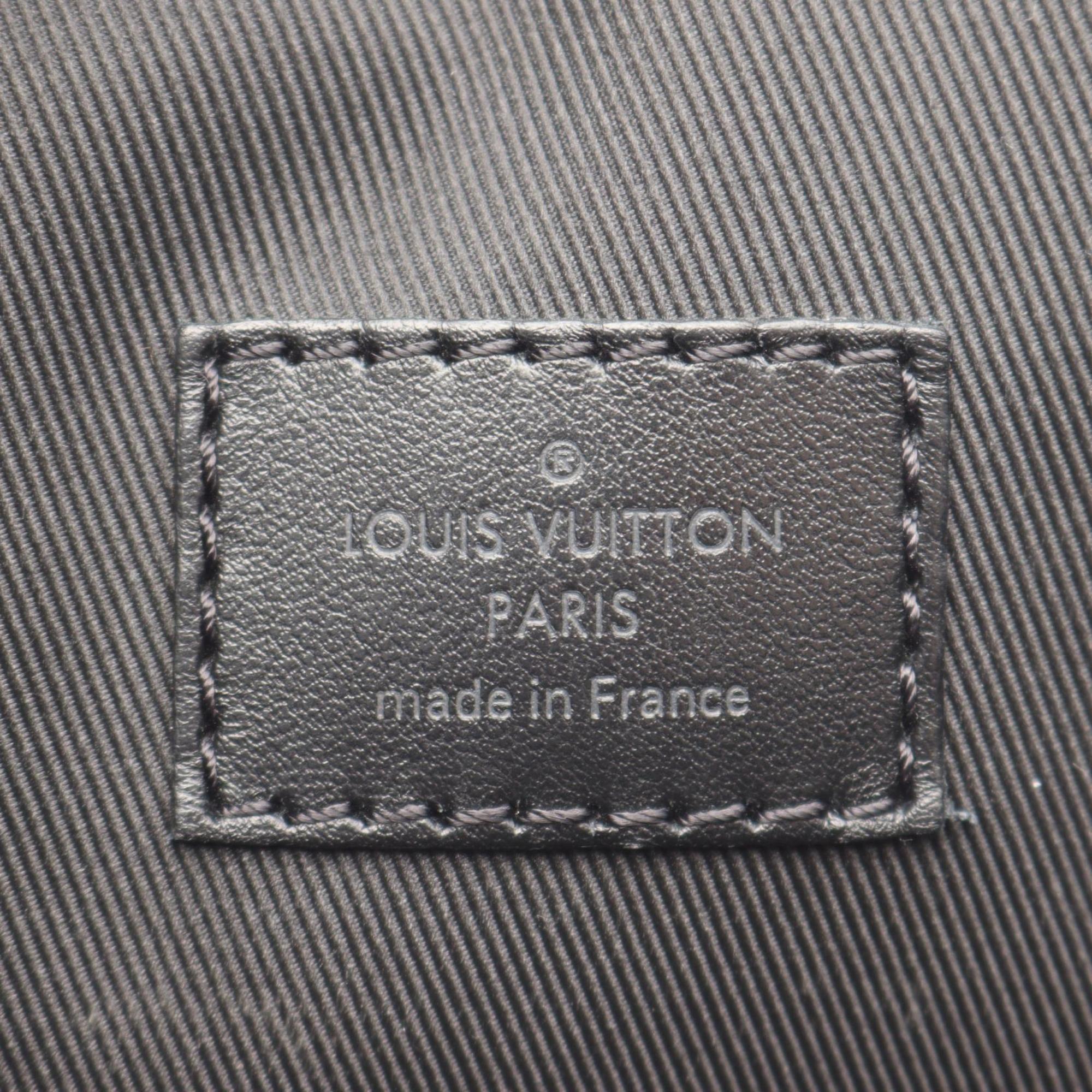 Louis Vuitton Black Leather Backpack (Pre-Owned)