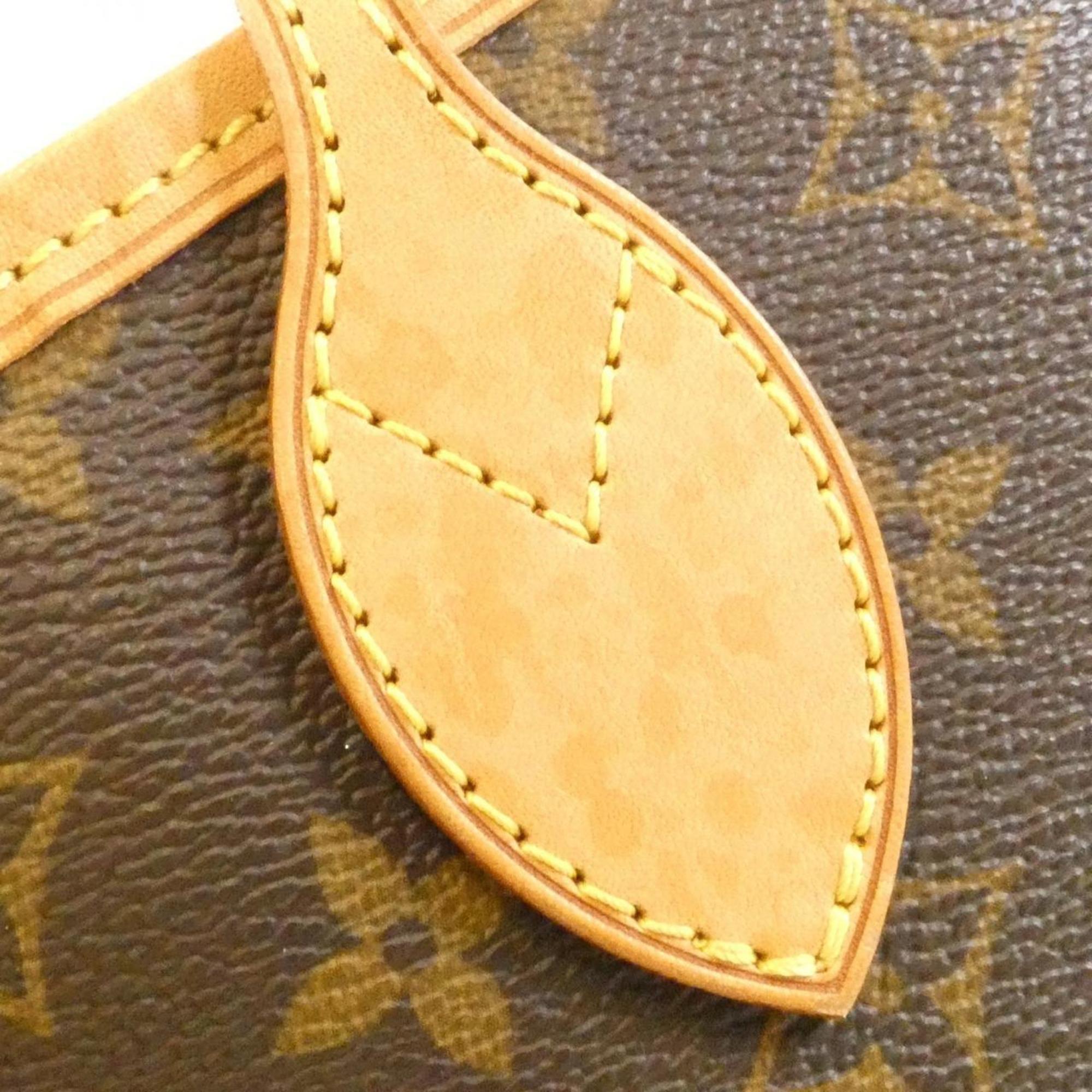 Louis Vuitton Brown Coated Canvas Handbag (Pre-Owned)