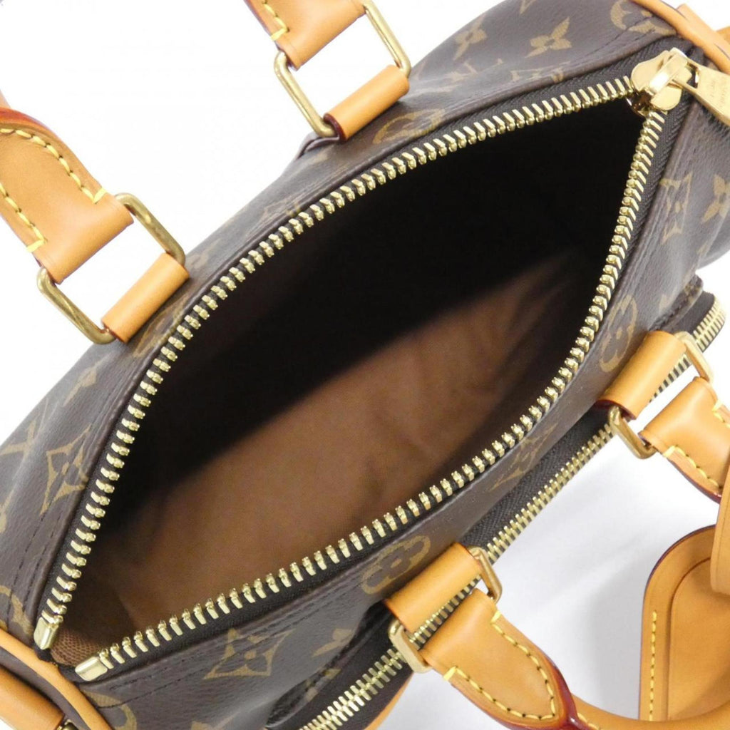 Louis Vuitton Marron Coated Canvas Boston Bag (Pre-Owned)