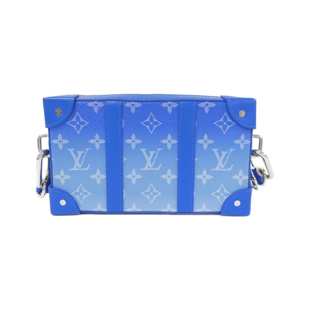 Louis Vuitton Blue Coated Canvas Shoulder Bag (Pre-Owned)