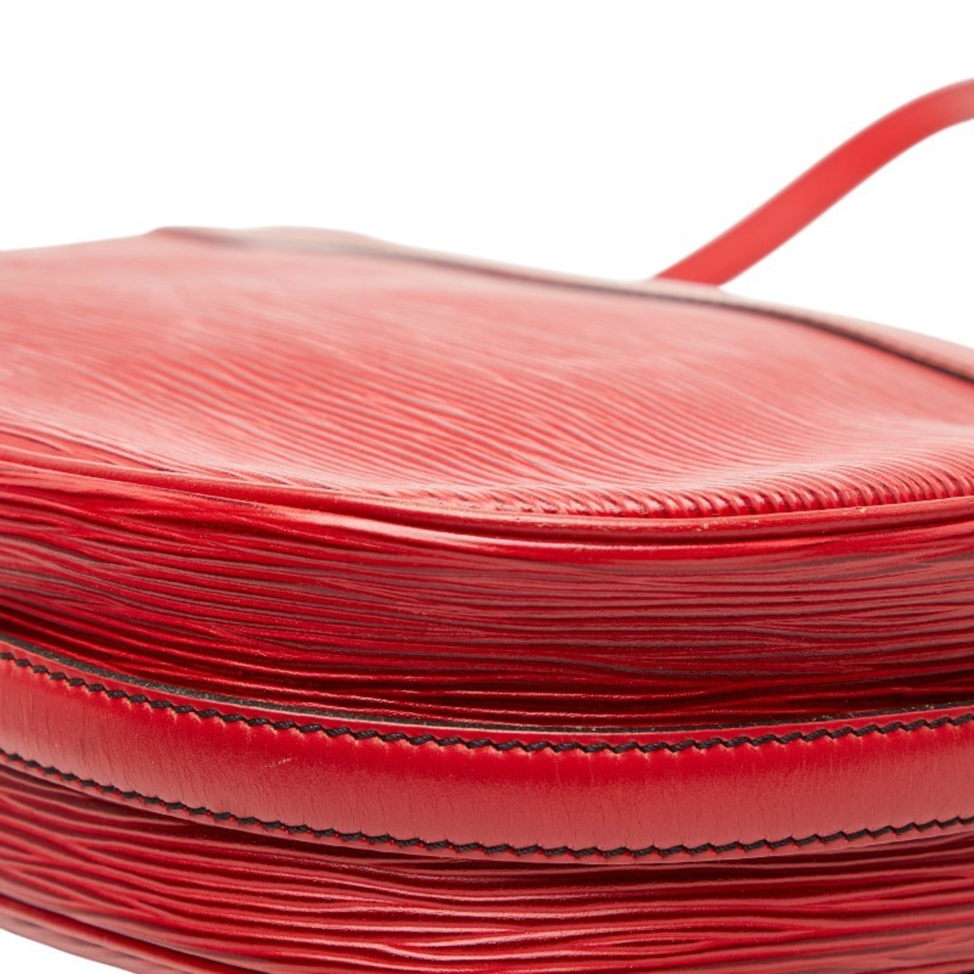 Louis Vuitton Castilian Red Leather Shoulder Bag (Pre-Owned)