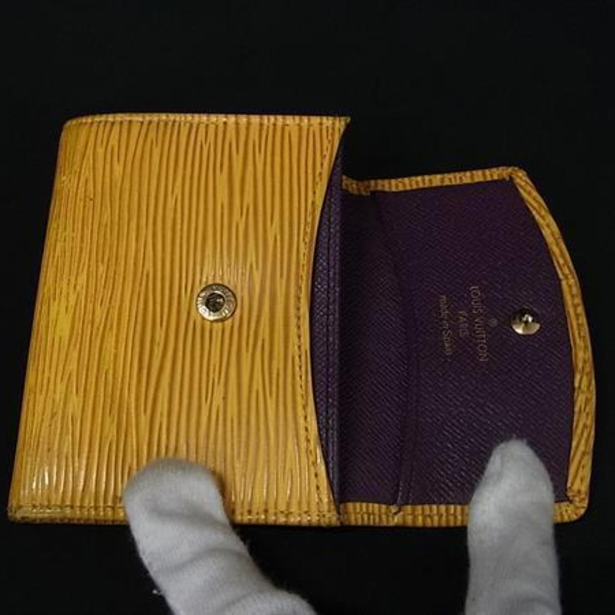 Louis Vuitton Yellow Epi Leather Coin Purse/Coin Case (Pre-Owned)