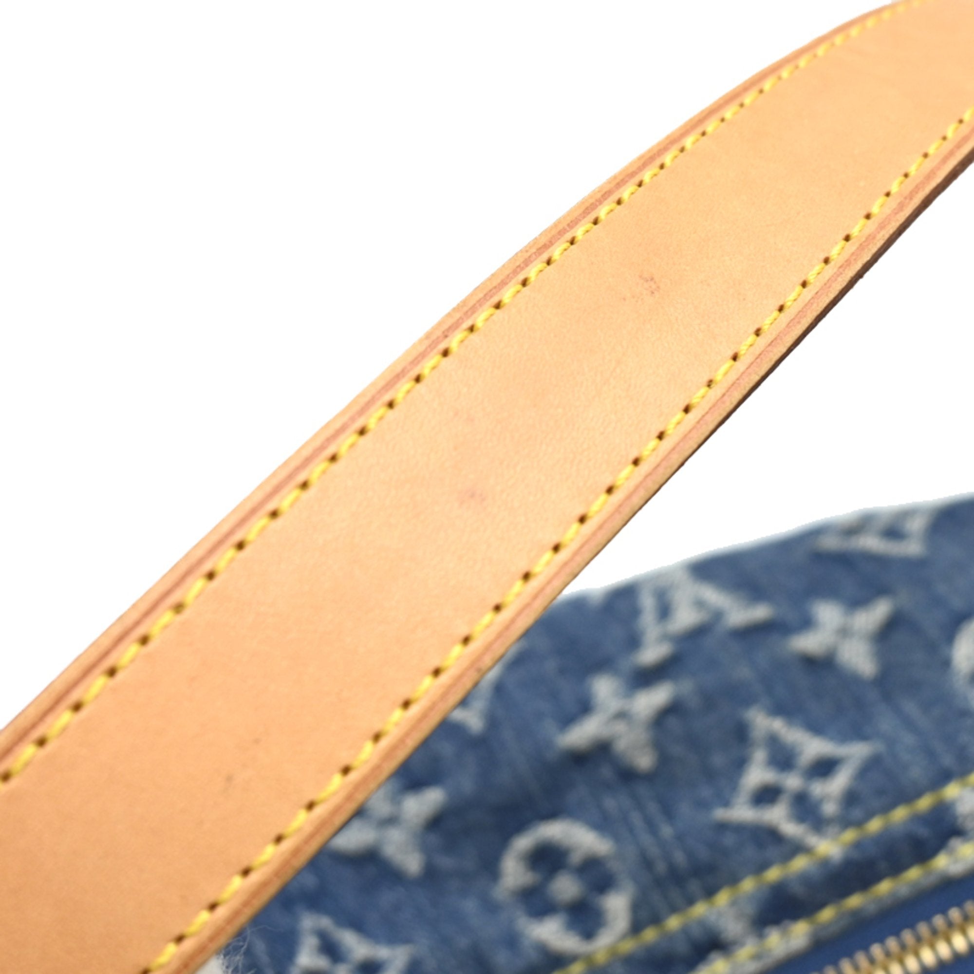 Louis Vuitton Blue Monogram Denim Shoulder Bag (Pre-Owned)