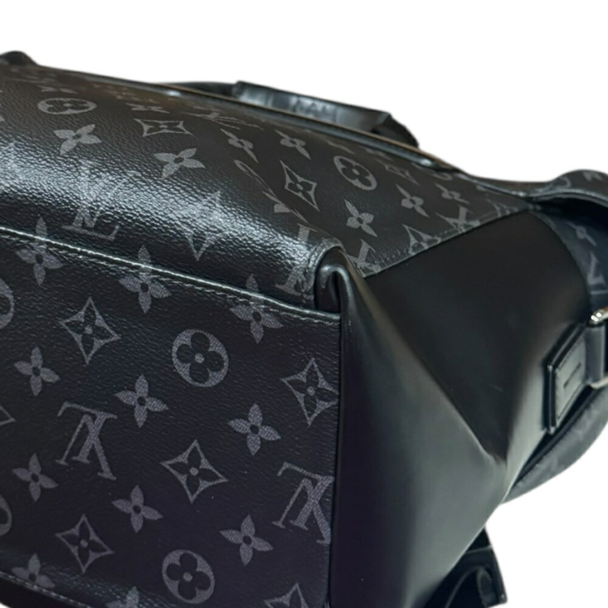 Louis Vuitton Black Gray Monogram Eclipse Shoulder Bag (Pre-Owned)