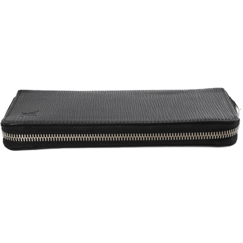 Louis Vuitton Epi Noir Epi Leather Long Wallet (Bi-Fold) (Pre-Owned)