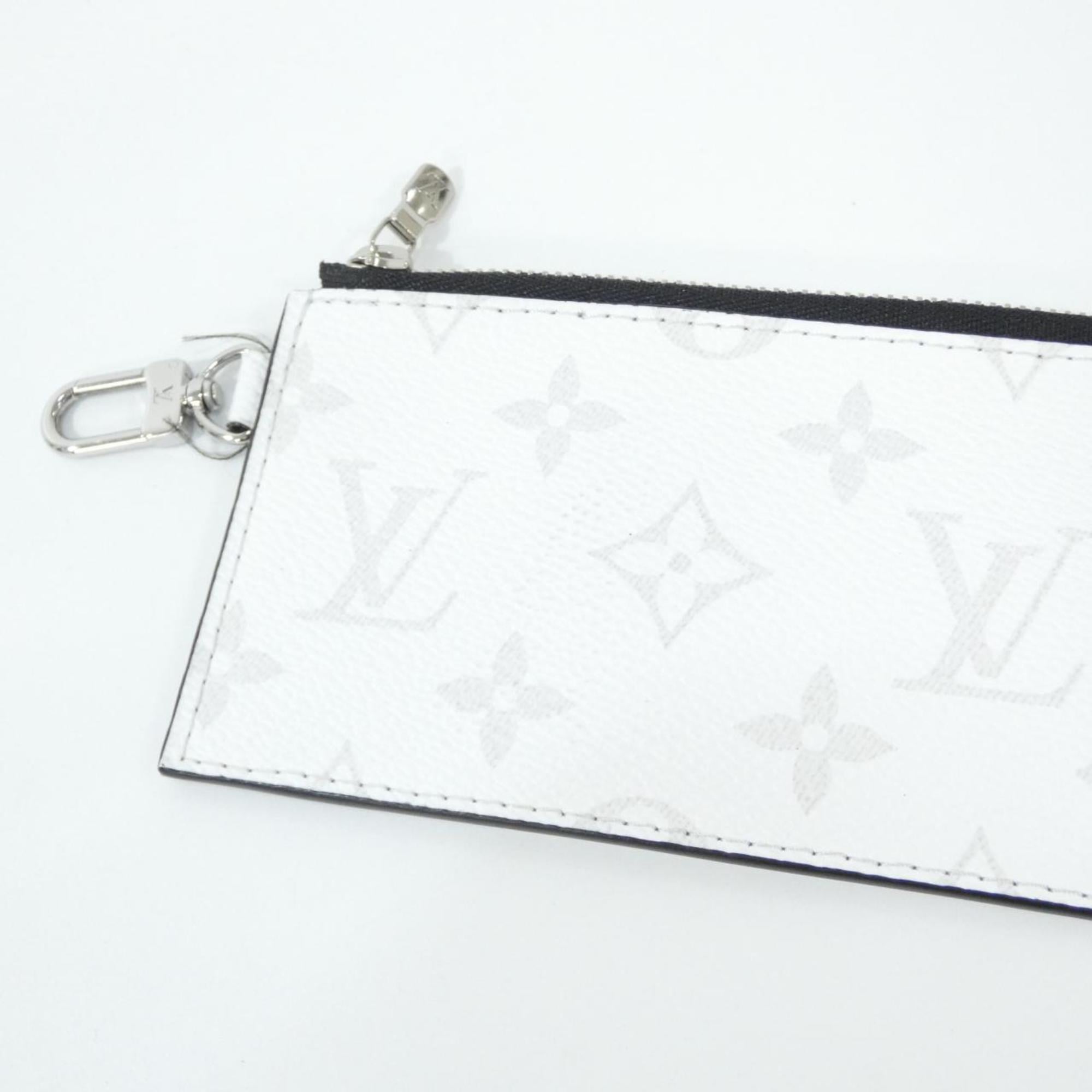 Louis Vuitton White Coated Canvas Leather Shoulder Bag (Pre-Owned)
