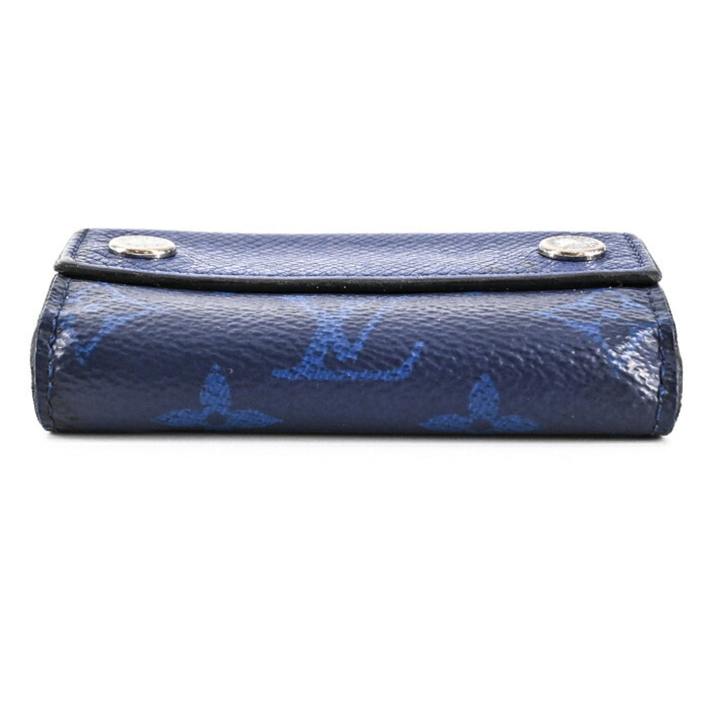 Louis Vuitton Blue Taigarama Wallet (Tri-Fold) (Pre-Owned)
