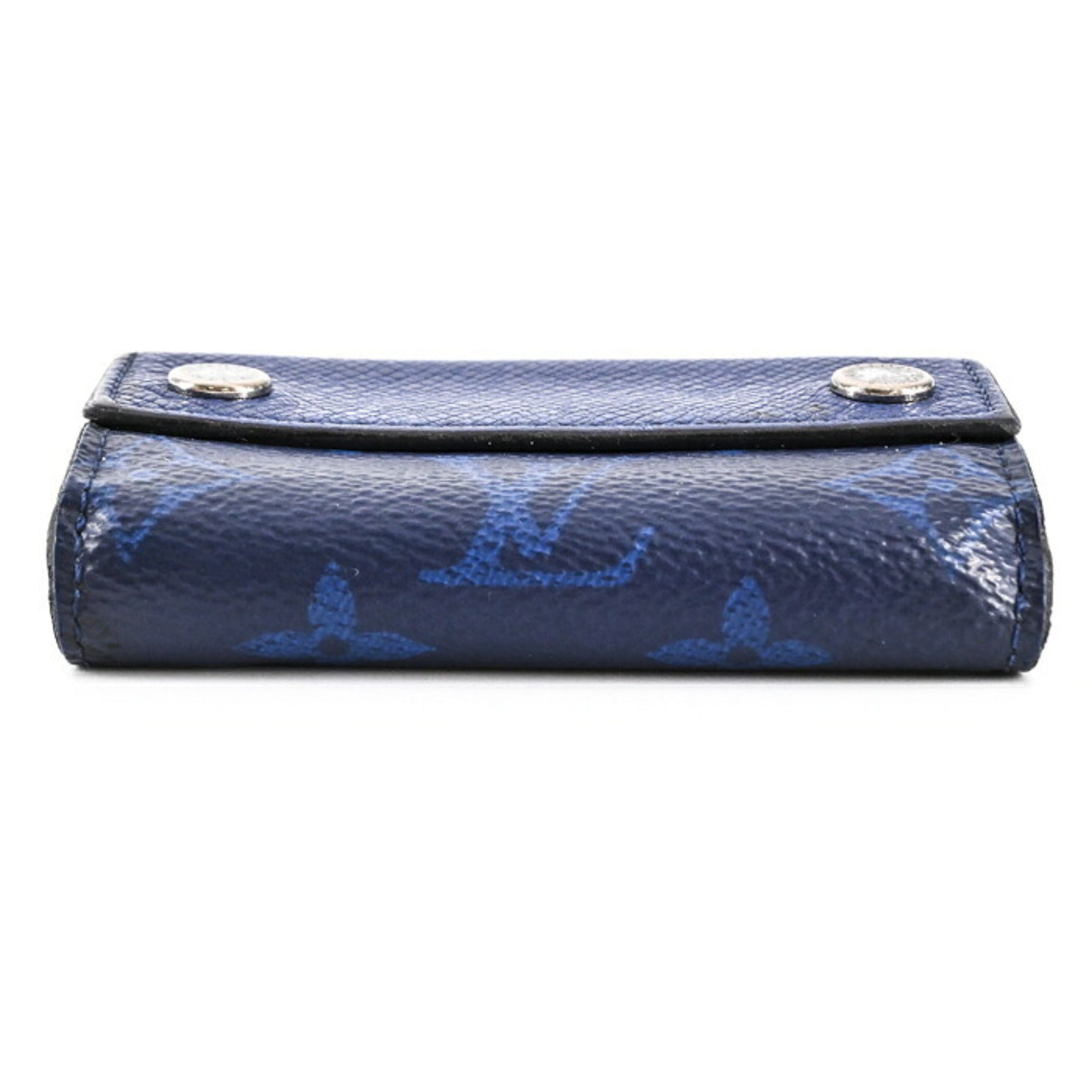 Louis Vuitton Blue Taigarama Wallet (Tri-Fold) (Pre-Owned)