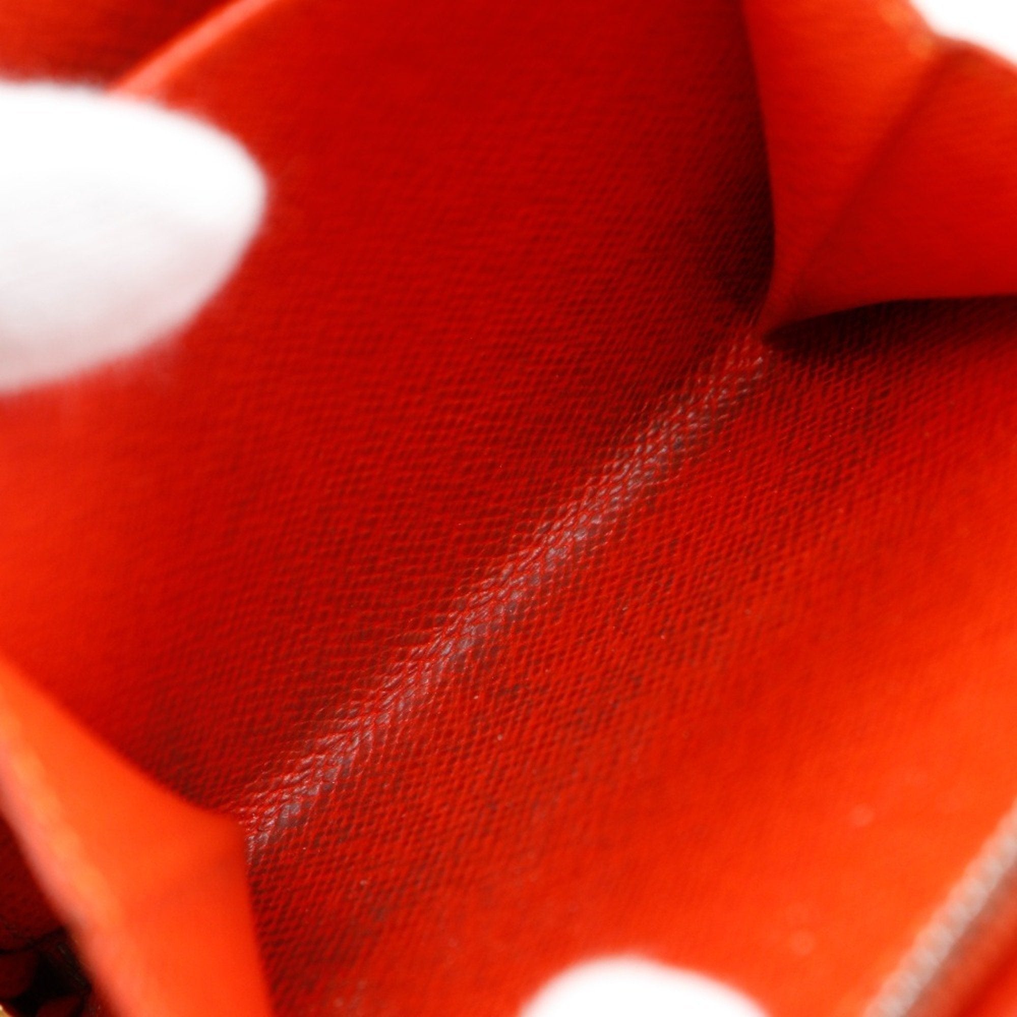 Louis Vuitton Lv Orange Orange Monogram Perforated Wallet (Bi-Fold) (Pre-Owned)
