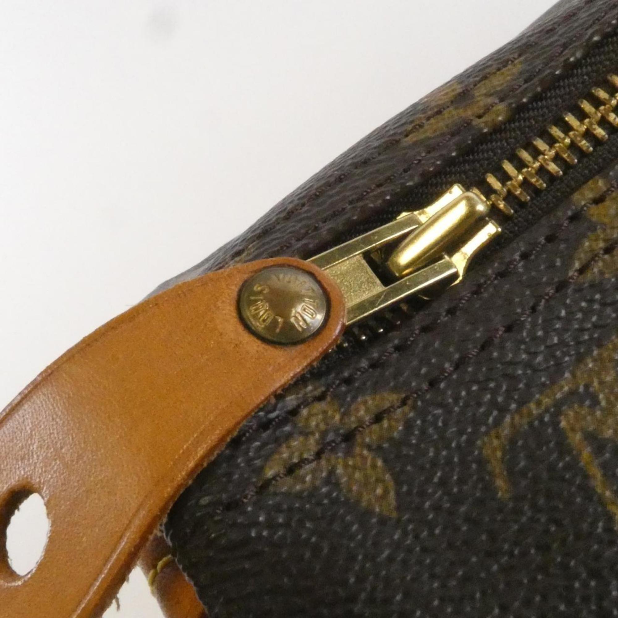 Louis Vuitton Marron Coated Canvas Boston Bag (Pre-Owned)
