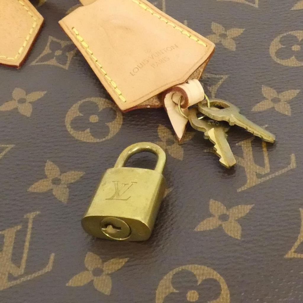 Louis Vuitton Monogram Marron Coated Canvas Handbag (Pre-Owned)