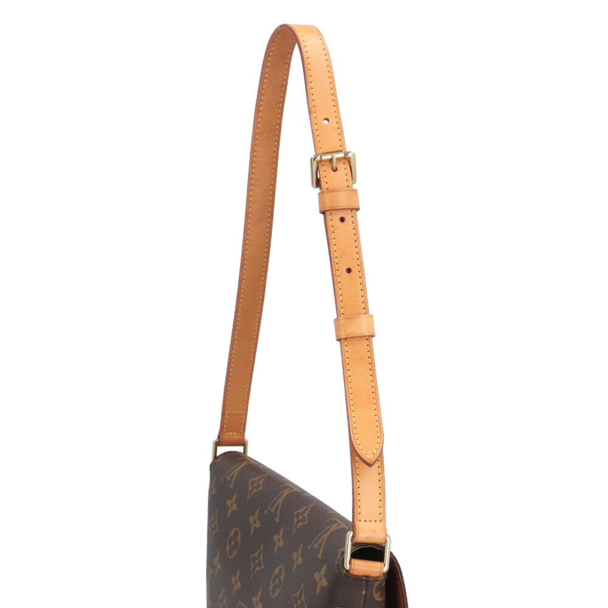 Louis Vuitton Brown Canvas Monogram Shoulder Bag (Pre-Owned)