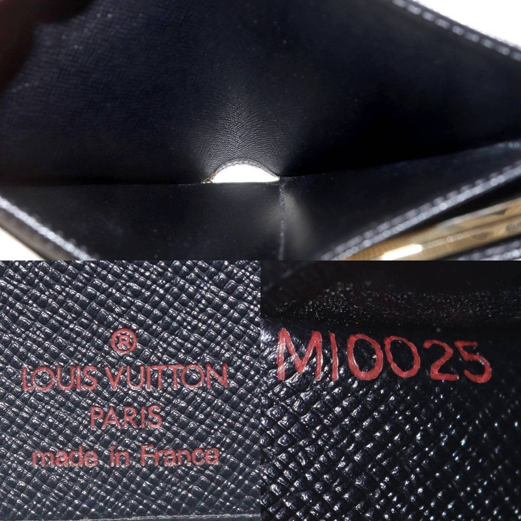 Louis Vuitton Noir Wallet (Bi-Fold) (Pre-Owned)