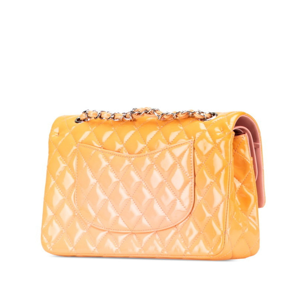 Classic Double Flap Bag Quilted Patent Medium