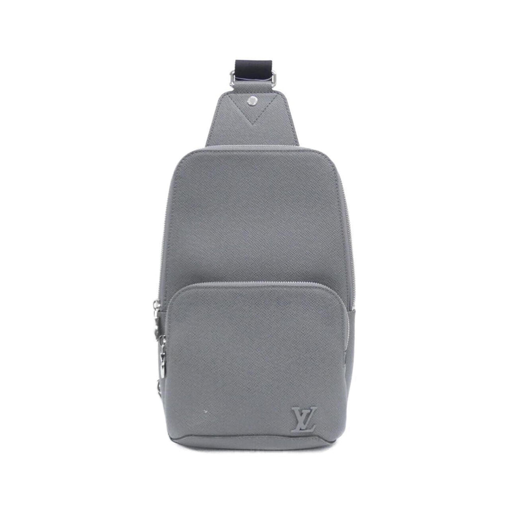 Louis Vuitton Gris Leather Shoulder Bag (Pre-Owned)